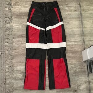 High Waisted Moto Pants